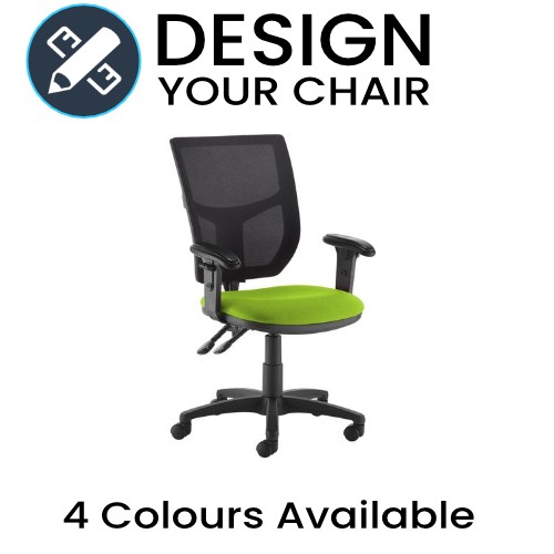 Design Your Altino Operator Chair with Mesh Black Back and Coloured Seat
