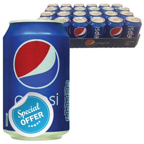 Pepsi 330ml Cans (24 Pack) 0402007