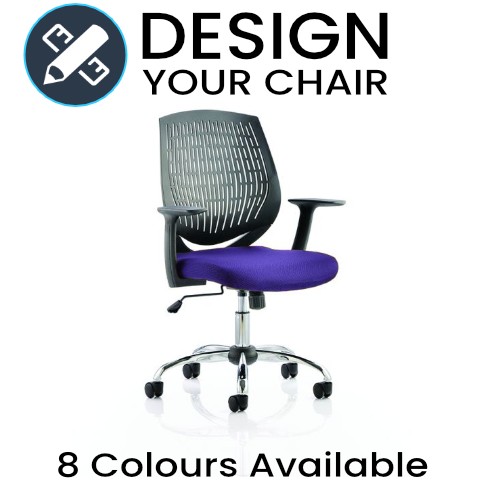 Design Your Dura Operator Chair with Air Mesh Black Back and Coloured Seat