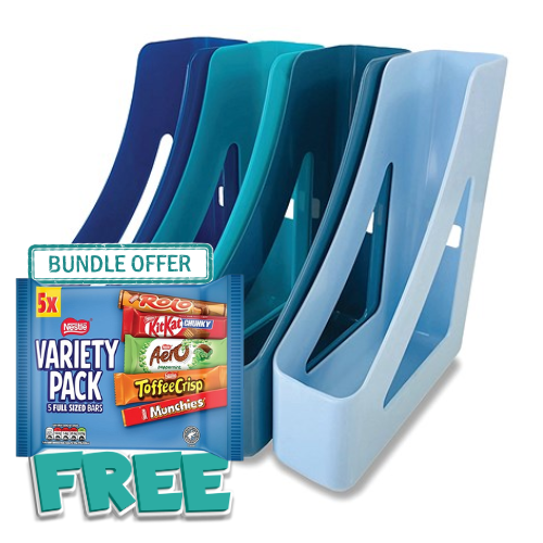 5 Star Magazine File Cool Breeze (Pack of 4) FS676677