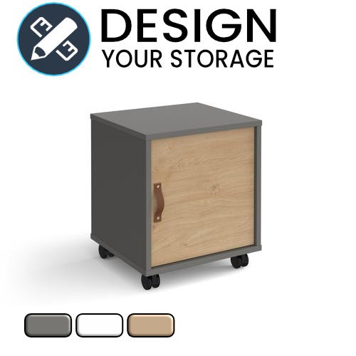 Design Your Cube Mobile Pedestal with Cupboard Door