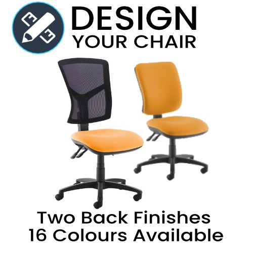 Design Your Senza Chair with Either Mesh or Fabric and Coloured Seat