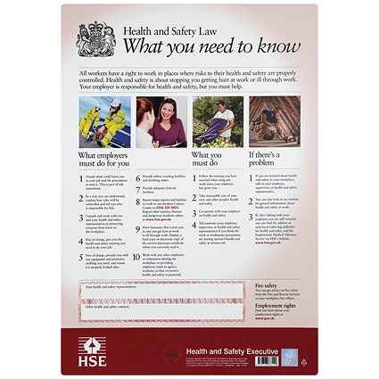 Health & Safety Posters