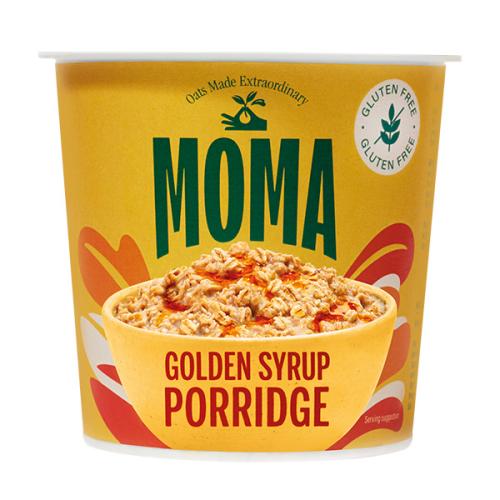 Moma Porridge - Golden Syrup - 12x70g