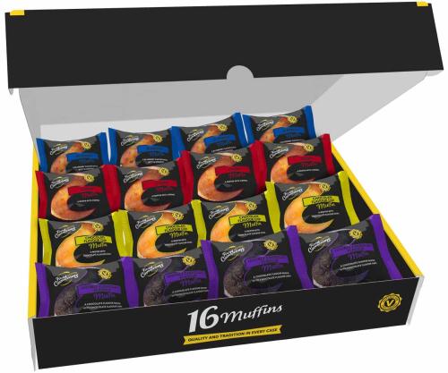 Food Connections - Untopped Mixed Muffins - 16x1