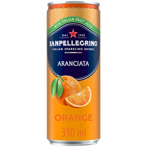 San Pellegrino - Aranciata - 24x330ml Cans