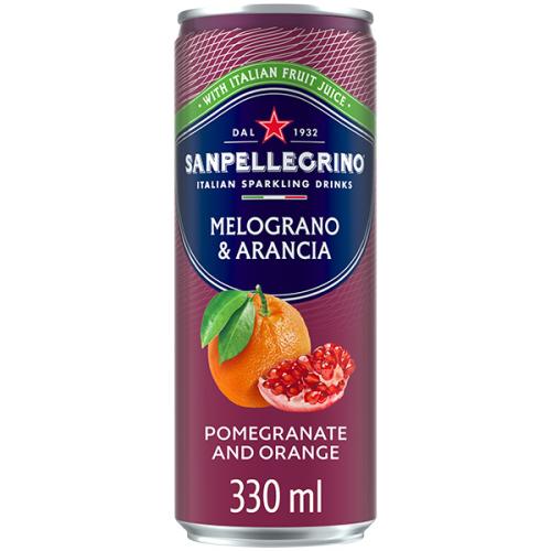 San Pellegrino - Melograno Arancia - 4x6 330ml Cans