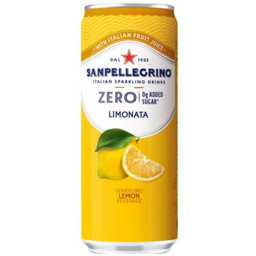 San Pellegrino - Zero - Limonata - 24x330ml Cans