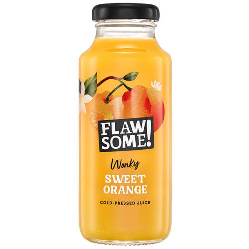Flawsome! - Glass - Orange - Cold Pressed Juice - 12x250ml