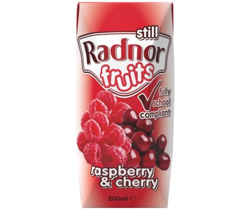 Radnor Fruits Still - Tetra -  Raspberry & Cherry - 24x200ml
