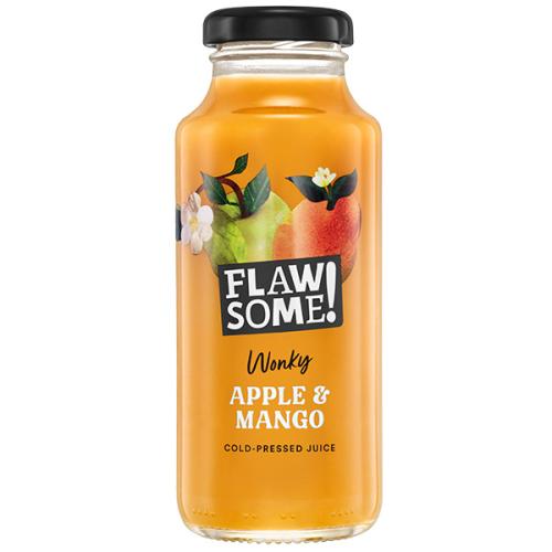 Flawsome! - Glass - Apple & Mango - Cold-Pressed Juice - 12x250ml