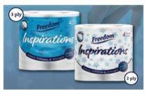 Inspirations 2ply White Toilet Roll Packed 40's