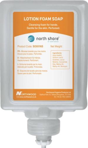North Shore Foam Soap, 6 Cartridges per box