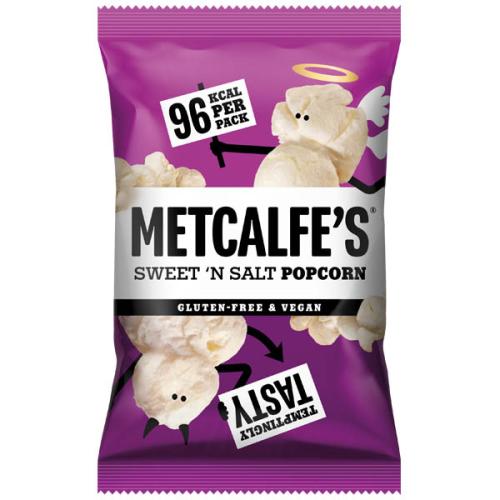 Metcalfe's Popcorn - Sweet 'N' Salt -  24x20g