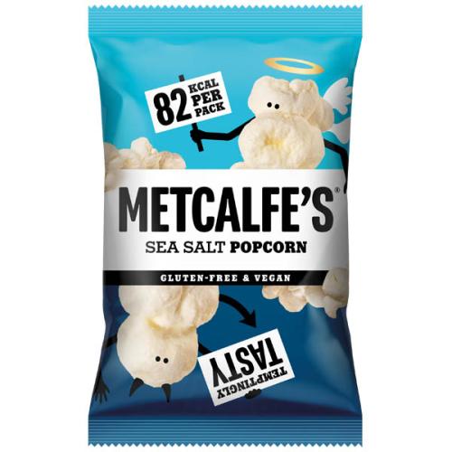 Metcalfe's Popcorn - Sea Salt - 24x17g