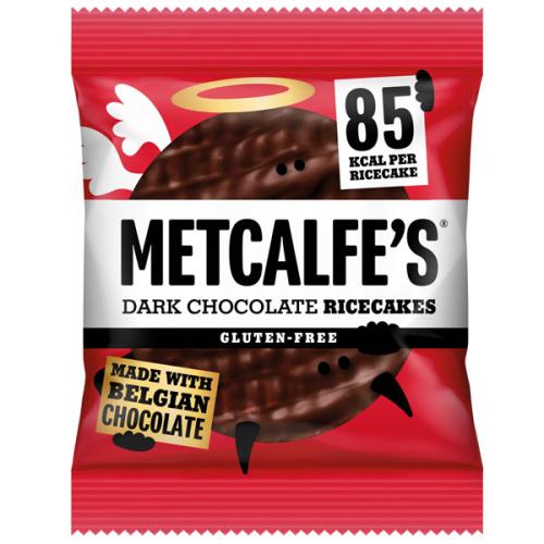 Metcalfe's Rice Cakes - Dark Chocolate - 12x34g