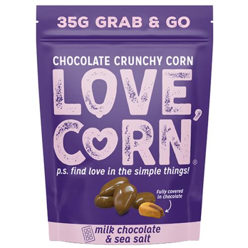 Love Corn - Milk Chocolate & Sea Salt - 10x35g