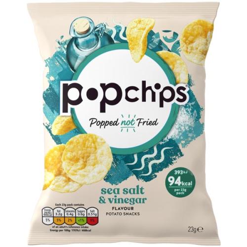 Popchips - Salt & Vinegar - 24x23G