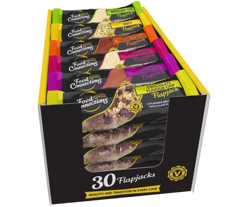 Food Connections - Luxury Mixed Flapjacks - 30x100g
