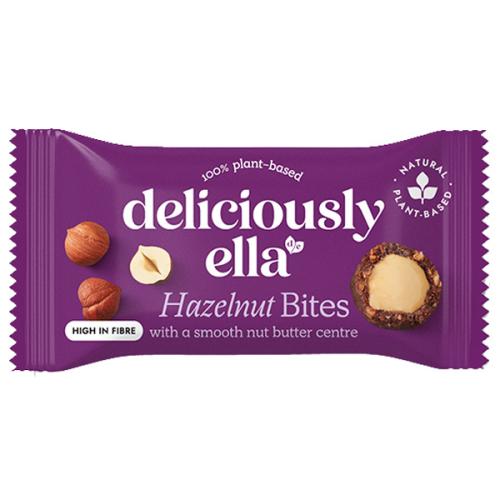 Deliciously Ella Nut Butter Bites - Hazelnut - 12x36g