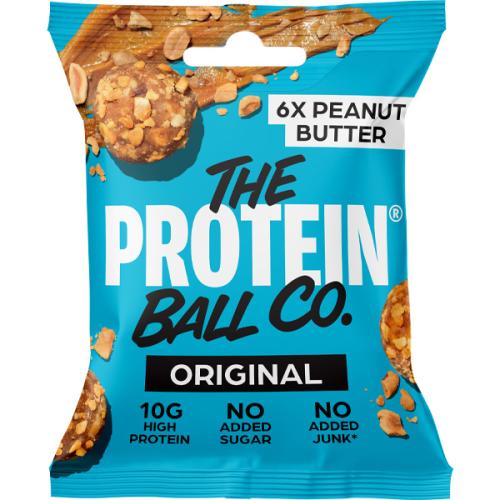 The Protein Ball Co - High Protein - Peanut Butter - Bags - 10x45g