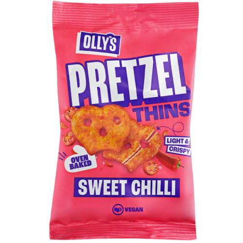 Olly's Pretzel Thins - Sweet Chilli - 10x35g
