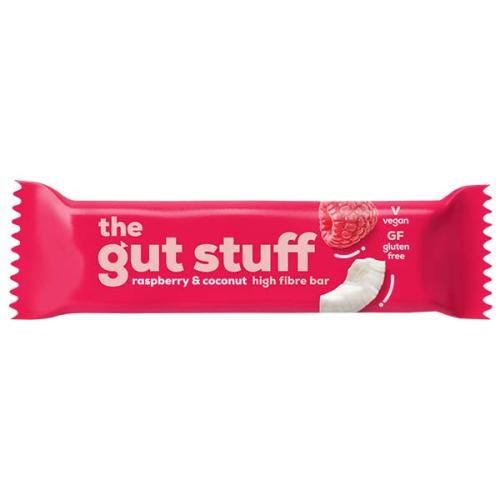The Gut Stuff - Raspberry & Coconut Bar - 12x35g