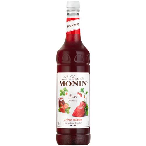 Monin - Plastic - Strawberry Syrup - 1x1L