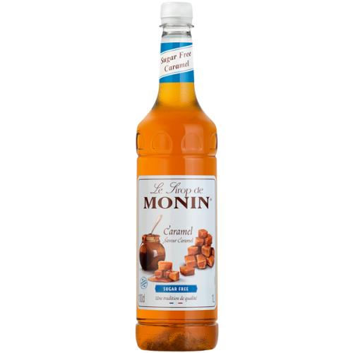 Monin - Plastic - Sugar Free Caramel Syrup - 1x1L