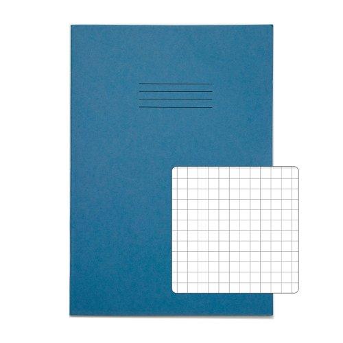 RHINO 13 x 9 A4+ Oversized Exercise Book  80 Pages / 40 Leaf Light Blue 7mm Squared