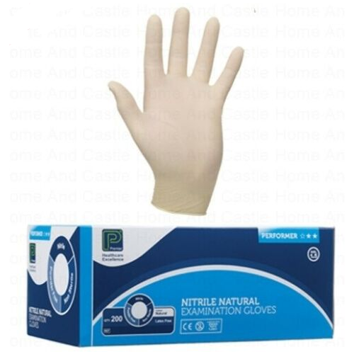 Disposable Gloves Clear Vinyl Medium Packed 100 (50 Pairs)