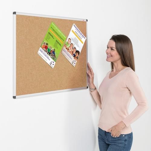 Eco-Colour Aluminium Framed Resist-a-Flame Boards - 900 x 600mm - Natural
