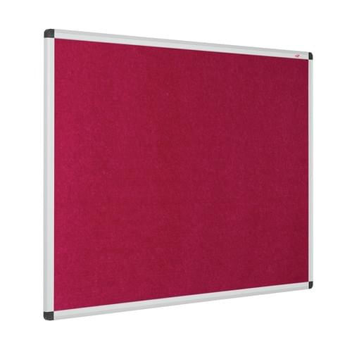 Eco-Colour Aluminium Framed Resist-a-Flame Boards - 900 x 600mm - Raspberry