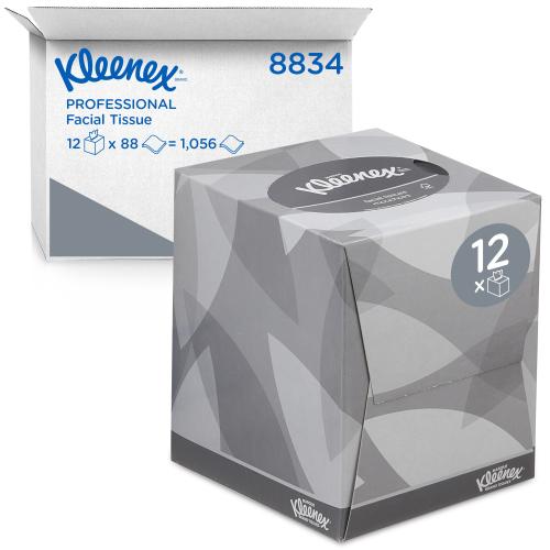 Kleenex Cubed White Facial Tissues Cs90