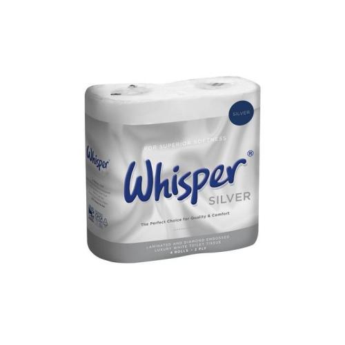 2Ply Whisper Silver Soft Toilet Roll