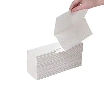 2Ply Z-Fold White Narrow  Hand Towel