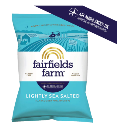 Fairfields Farm Crisps Lightly Salted Crisps 40g - Box of36