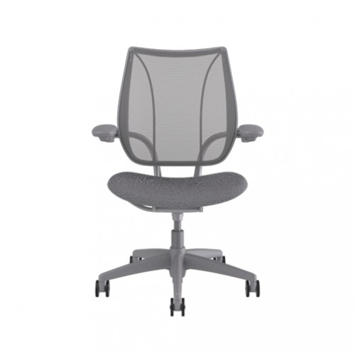 Humanscale Liberty Task Chair Pinstripe Silver Mesh