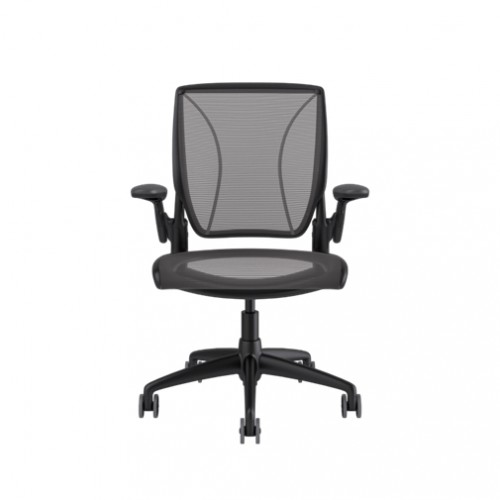 Humanscale Different World Black Pinstripe Chair