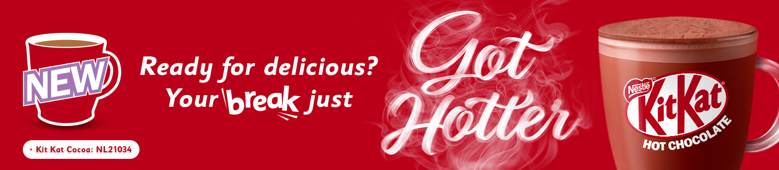 KitKat hot chocolate banner