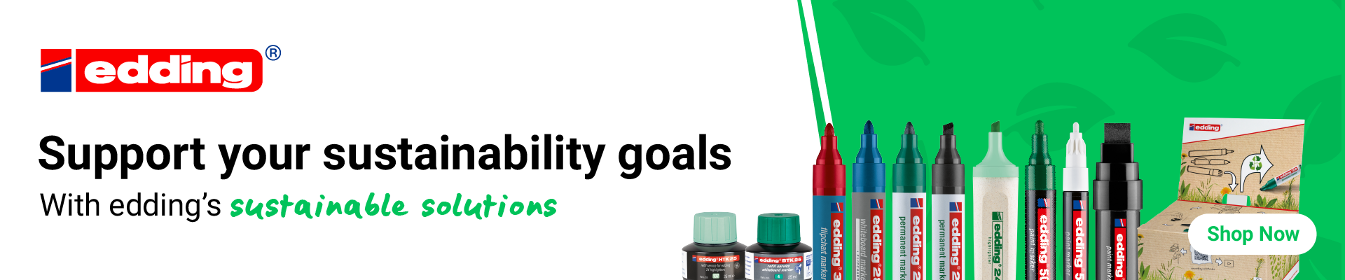 edding sustainable range