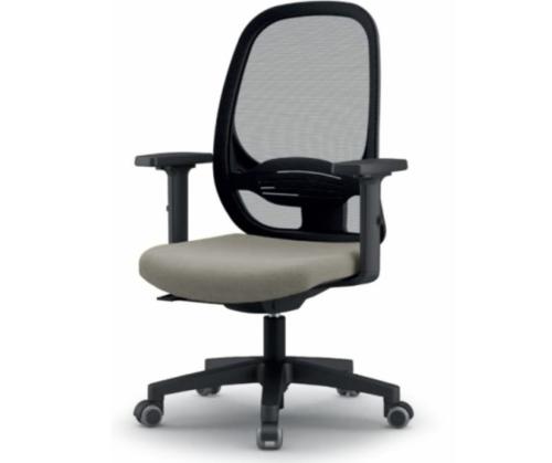 Nore Operators Chair Grey Seat Black Frame