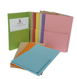 LEFT HAND SIDE SINGLE UPRIGHT POCKETS BLUE (PACK/25)