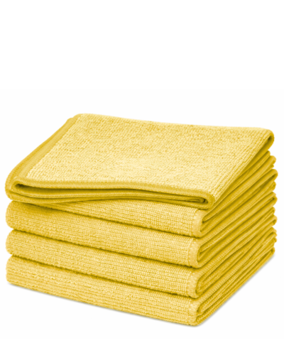 HD Yellow Microfibre Cloth 40 x 40cm (5pp)