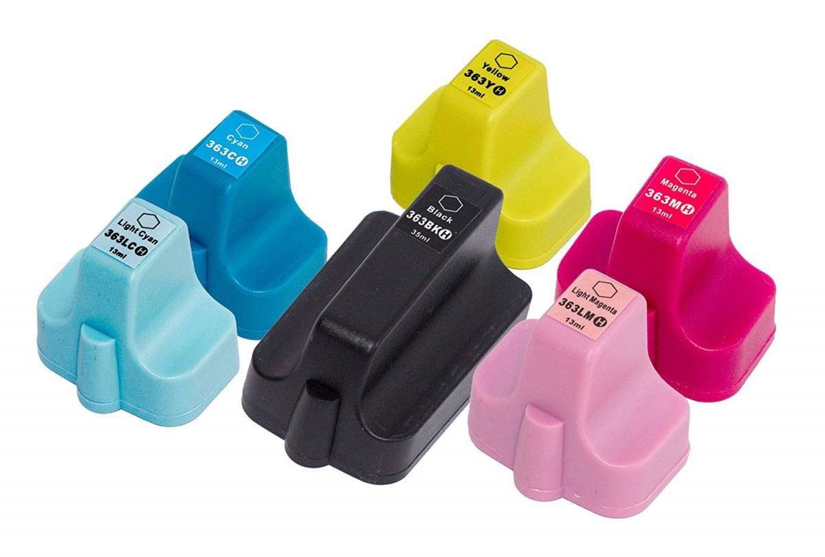 EasyOffice HP 363XL Compatible Multipack - 6 pack - C8719EE, C8771EE, C8774EE, C8772EE, C8775EE, C8773EE
