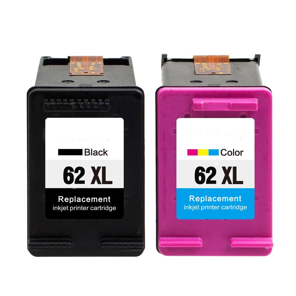 EasyOffice Compatible HP 62XL  (C2P05AE/C2P07AE) - High Capacity Black & Colour Ink Cartridge- 2 Pack