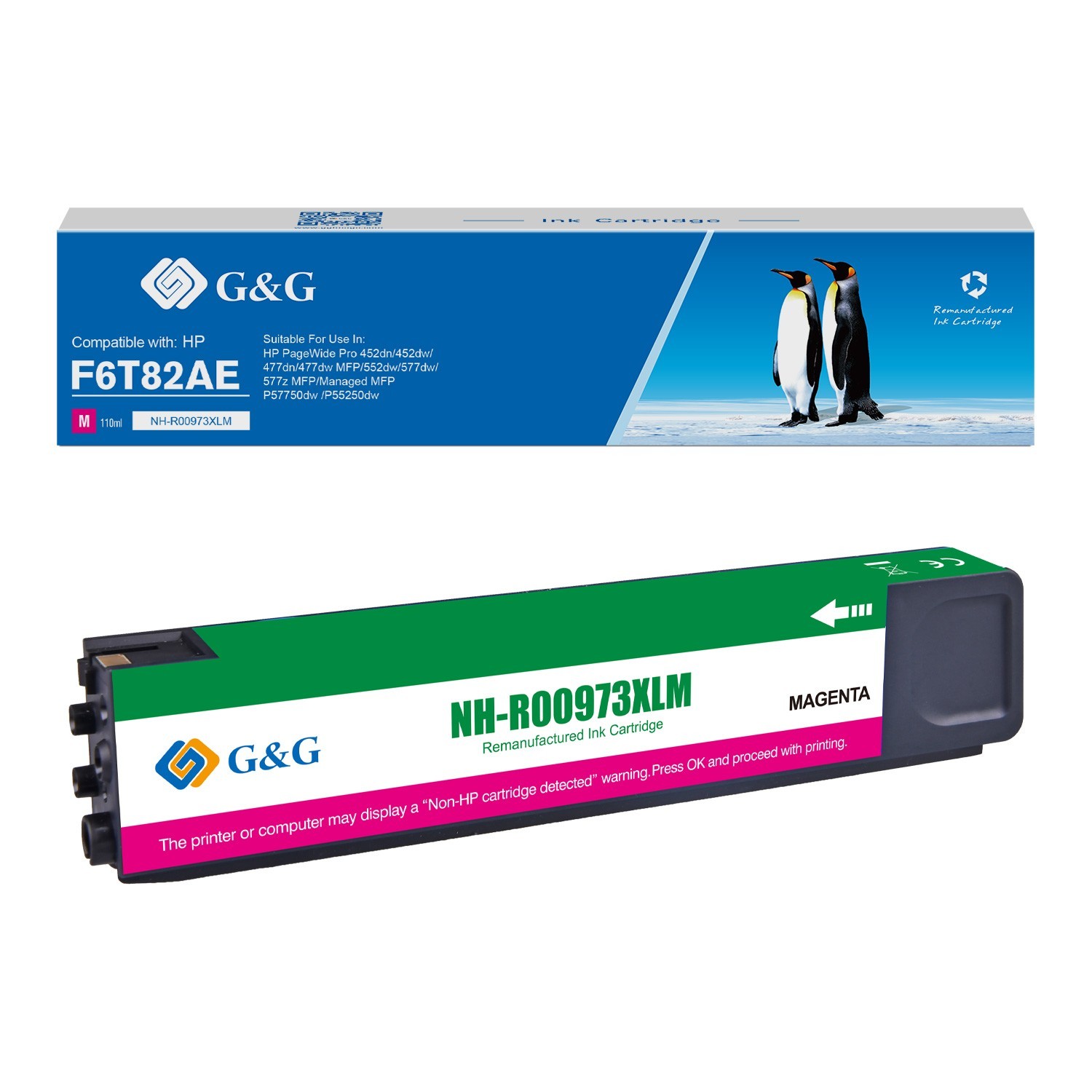 G&G HP 973X - High Capacity Compatible Ink Cartridges (L0S07AE/F6T81AE/F6T82AE/F6T83AE) - 4 Pack