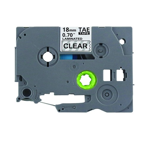 EasyOffice Brother Compatible TZe141 Black on Clear 18mm Tape - 5 Pack