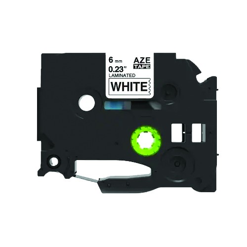 EasyOffice Brother Compatible TZe-211 Black on White 6mm Tape