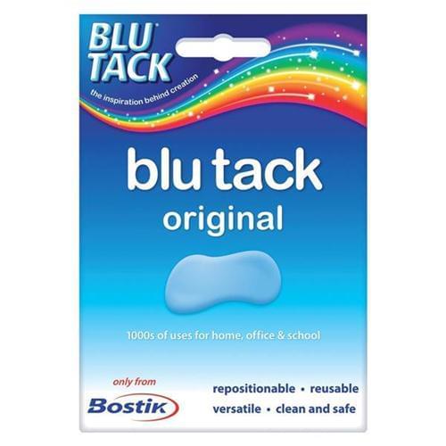 *SINGLE* Bostik Blu-tack Mastic Adhesive Non-toxic Handy Pack Ref 801103